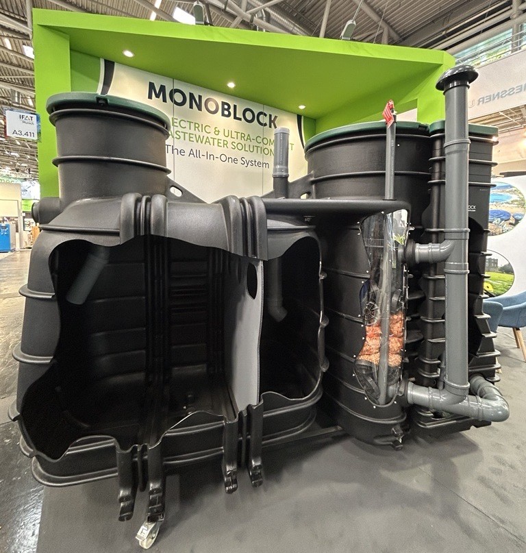 MONOBLOCK all in one sewage system